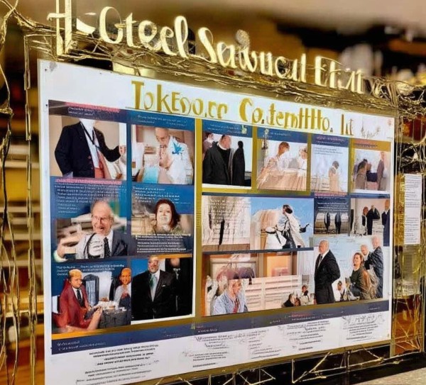 酒店服务礼仪展板，让服务更上一层楼