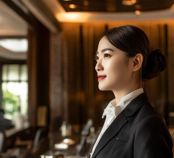 宁巢瑞金酒店预订服务员，服务中的品质保障